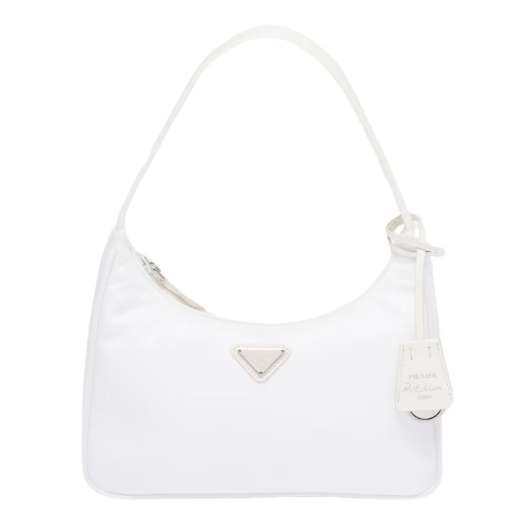 PRADA RE-EDITION 2000 NYLON MINI BAG WOMEN WHITE