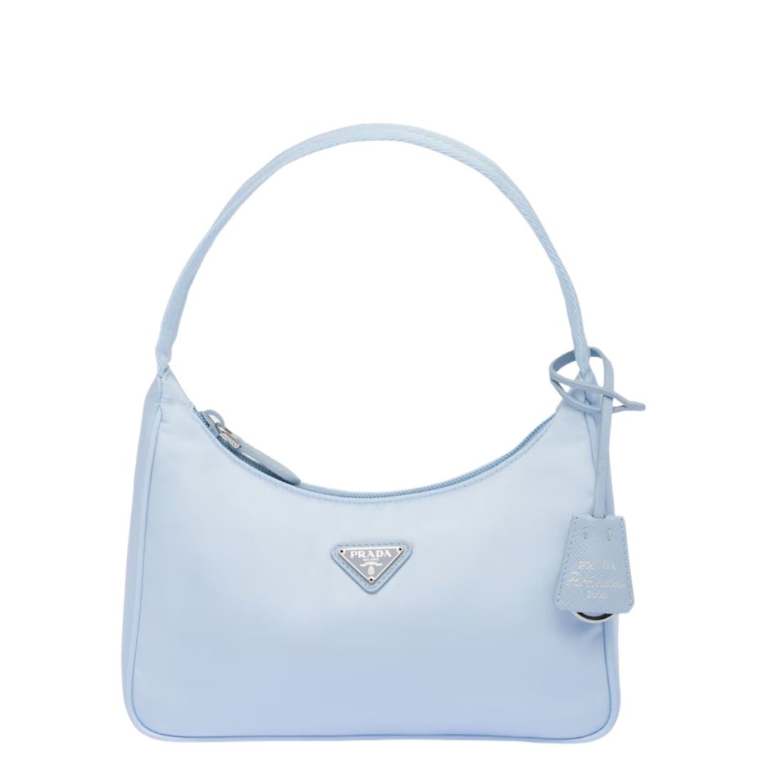 PRADA RE-EDITION 2000 NYLON MINI BAG WOMEN LIGHT BLUE