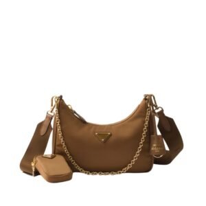 PRADA WOMEN’S RE-EDITION 2005 RE-NYLON BAG BRANDY