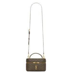 SAINT LAURENT GABY VANITY BAG IN LIGHT MUSK LAMBSKIN