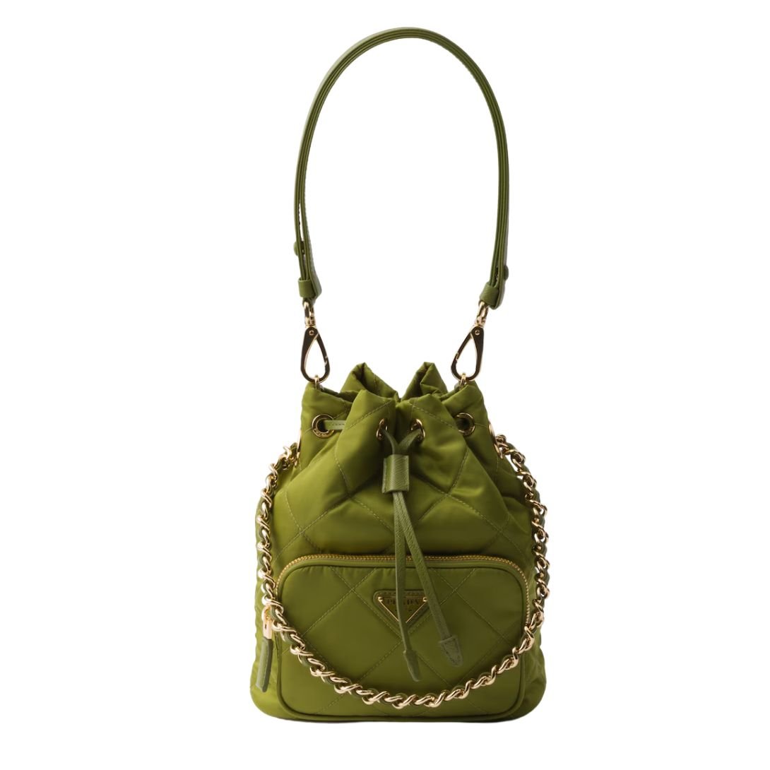 PRADA RE-EDITION 1995 SHOULDER BAG WOMEN IVY GREEN