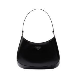 PRADA CLEO LEATHER SHOULDER BAG WOMEN BLACK