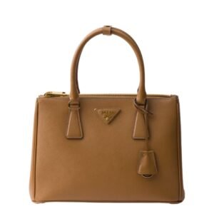 MEDIUM PRADA WOMEN’S GALLERIA SAFFIANO LEATHER BAG CARAMEL