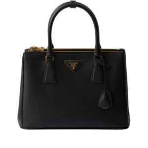 MEDIUM PRADA WOMEN’S GALLERIA SAFFIANO LEATHER BAG BLACK