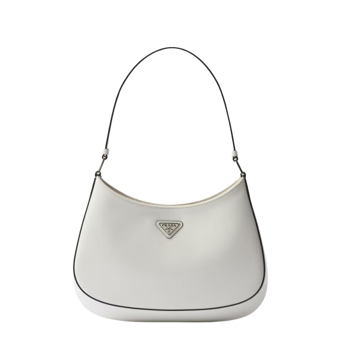 PRADA CLEO SHOULDER BAG WOMEN WHITE