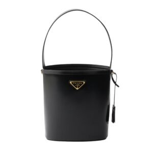PRADA MINI LEATHER BUCKET BAG WOMEN