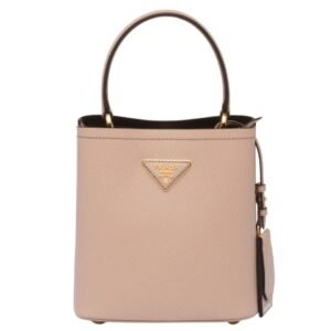 PRADA SMALL PANIER BAG WOMEN POWDER PINK