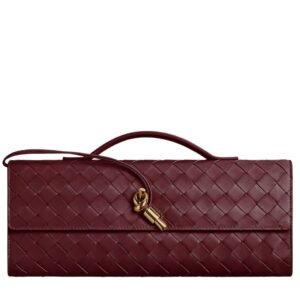 BOTTEGA VENETA WOMENS ANDIAMO CLUTCH BAROLO