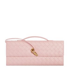 BOTTEGA VENETA WOMENS ANDIAMO CLUTCH ROSE