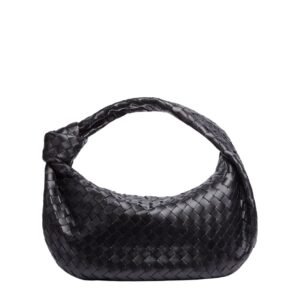 BOTTEGA VENETA JODIE INTRECCIATO TOTE WOMEN BAG BLACK