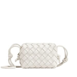 WOMEN BOTTEGA VENETA CANDY LOOP WHITE