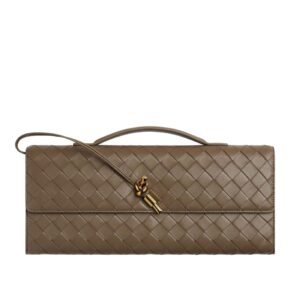 WOMEN BOTTEGA VENETA ANDIAMO CLUTCH PINECONE