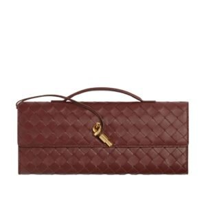WOMEN BOTTEGA VENETA ANDIAMO CLUTCH SAPELE
