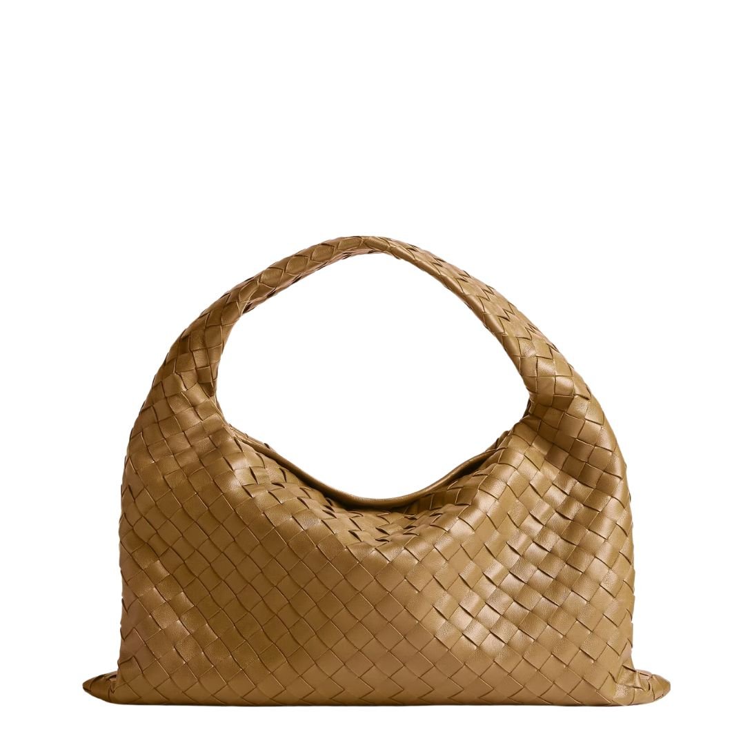 BOTTEGA VENETA WOMENS HOP DARK PRALINE