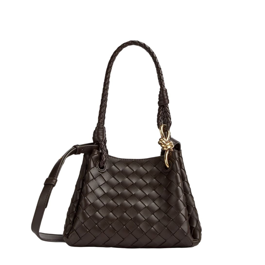 WOMAN BOTTEGA VENETA SMALL PARACHUTE BAG IN FONDANT