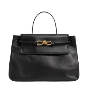 WOMAN BOTTEGA VENETA CIAO CIAO MEDIUM BLACK