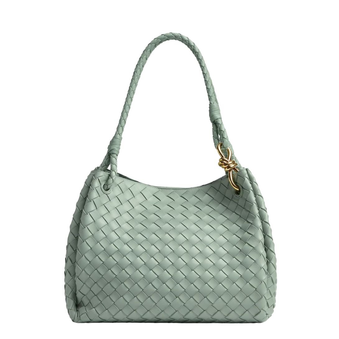 BOTTEGA VENETA WOMENS LARGE PARACHUTE NEW SAUGE