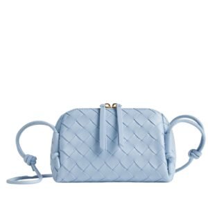 BOTTEGA VENETA WOMENS CONCERT POUCH IN LUNAR