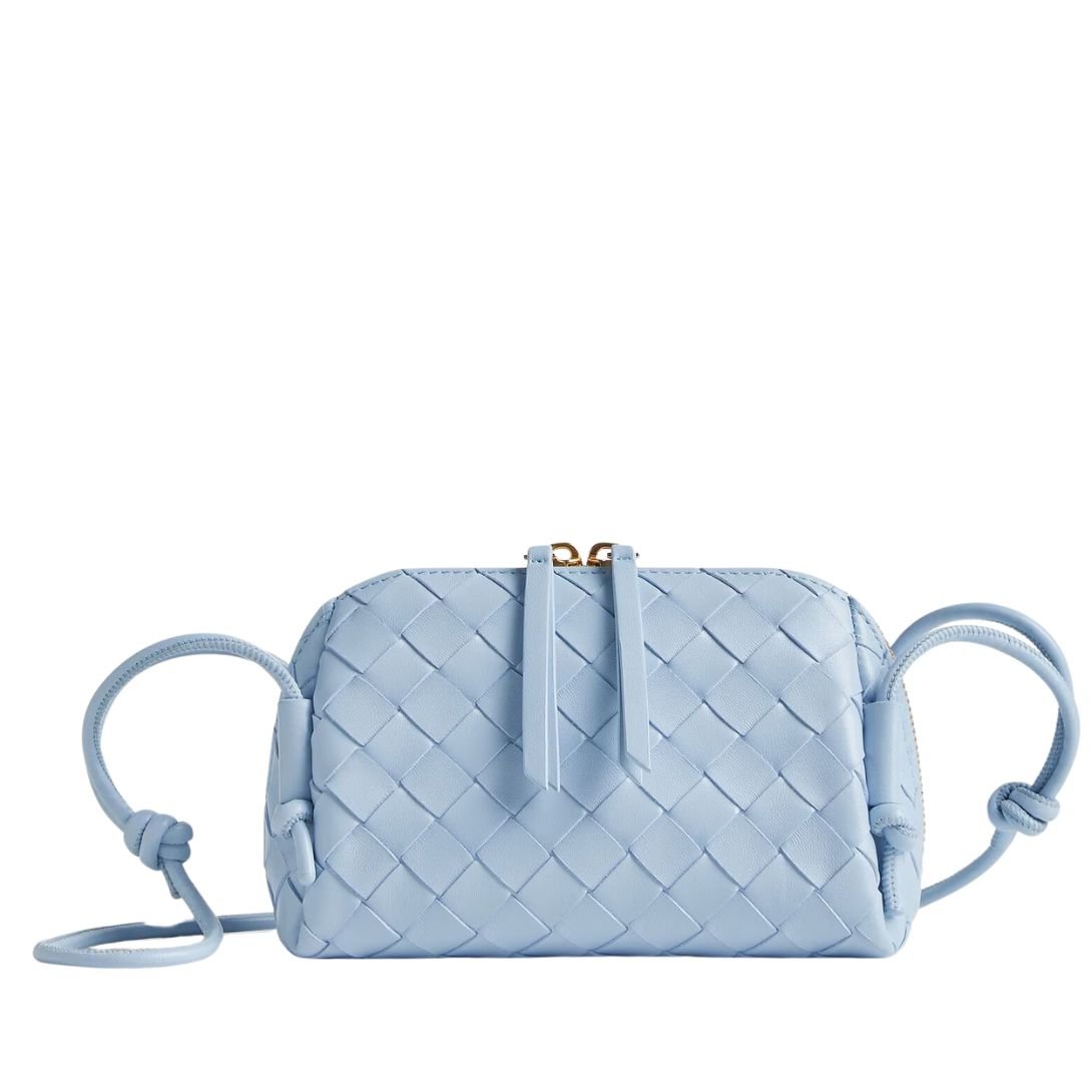 BOTTEGA VENETA WOMENS CONCERT POUCH IN LUNAR