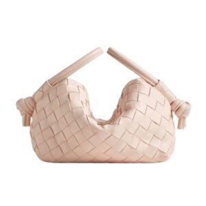 WOMAN BOTTEGA SMALL VENETA TOP HANDLE LOOP CAMEO