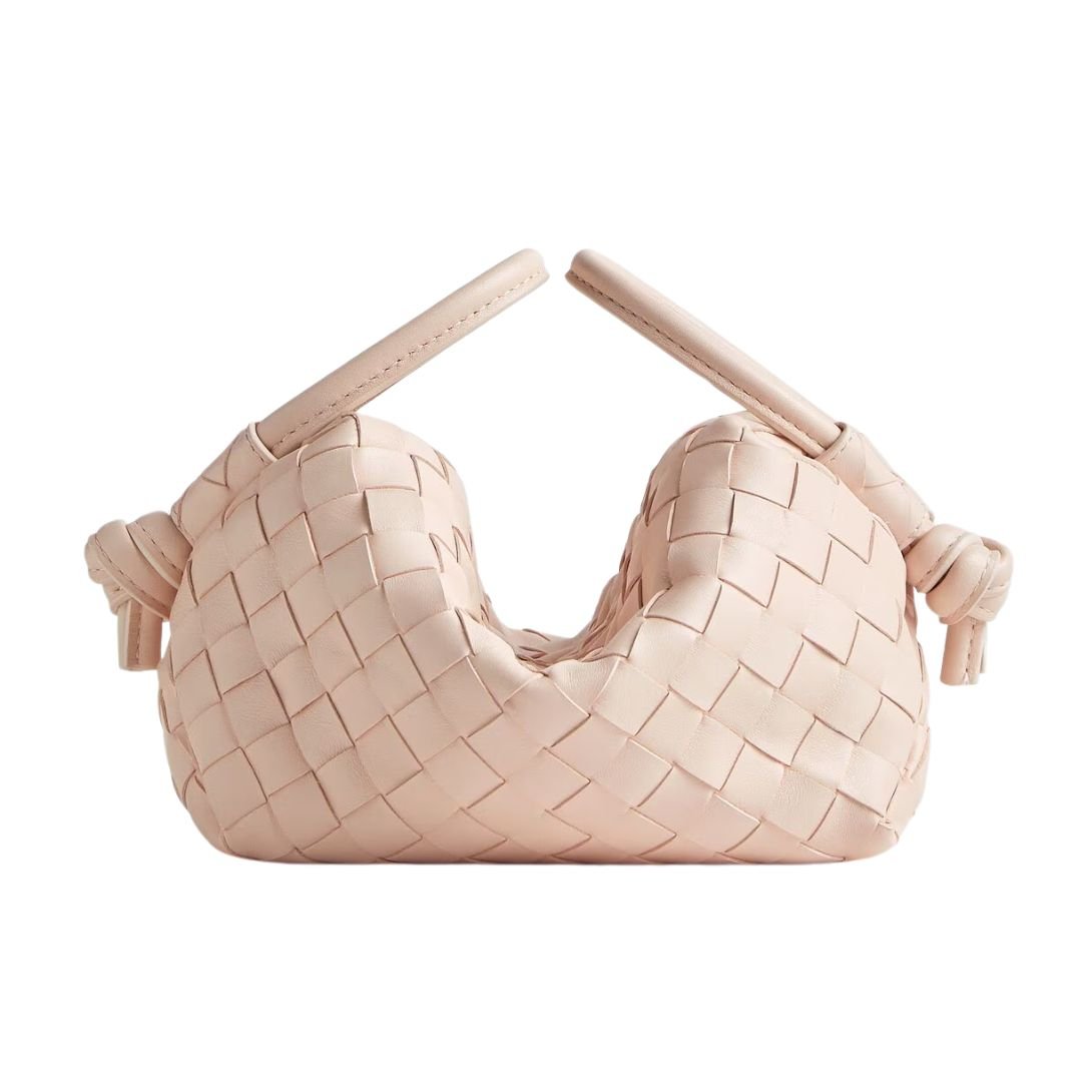 WOMAN BOTTEGA SMALL VENETA TOP HANDLE LOOP CAMEO