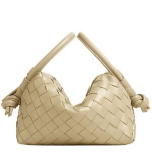 WOMAN BOTTEGA SMALL VENETA TOP HANDLE LOOP LIGHT BUTTERSCOTCH