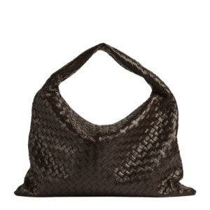 BOTTEGA VENETA WOMENS SUEDE LARGE HOP SHOULDER BAG FONDANT