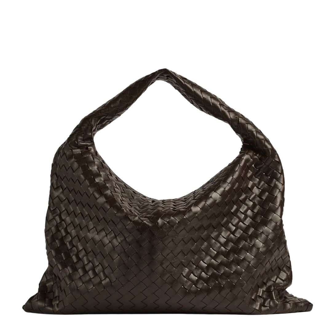 BOTTEGA VENETA WOMENS SUEDE LARGE HOP SHOULDER BAG FONDANT