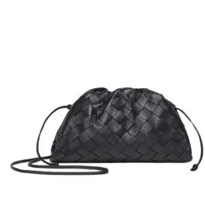 BOTTEGA VENETA MINI POUCH NERO