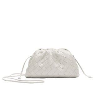 BOTTEGA VENETA MINI POUCH CHALK