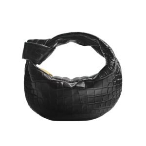 BOTTEGA VENETA JODIE MINI LEATHER TOTE WOMEN BAG BLACK