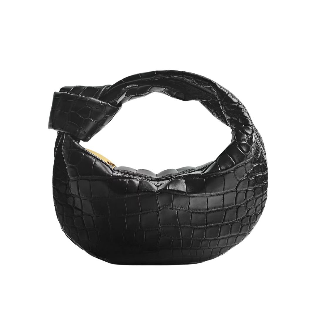 BOTTEGA VENETA JODIE MINI LEATHER TOTE WOMEN BAG BLACK