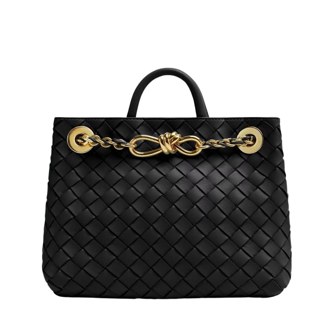 BOTTEGA VENETA WOMEN'S SMALL ANDIAMO CHAIN LEATHER SHOULDER BAG