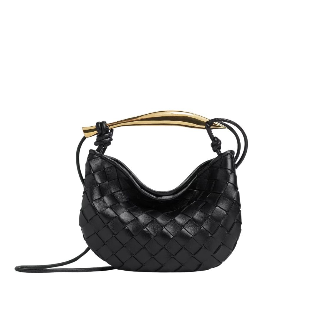 WOMAN BOTTEGA VENETA BABY SARDINE BLACK