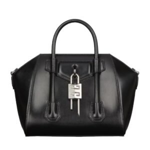 GIVENCHY WOMEN’S MINI ANTIGONA BAG IN BOX LEATHER BLACK