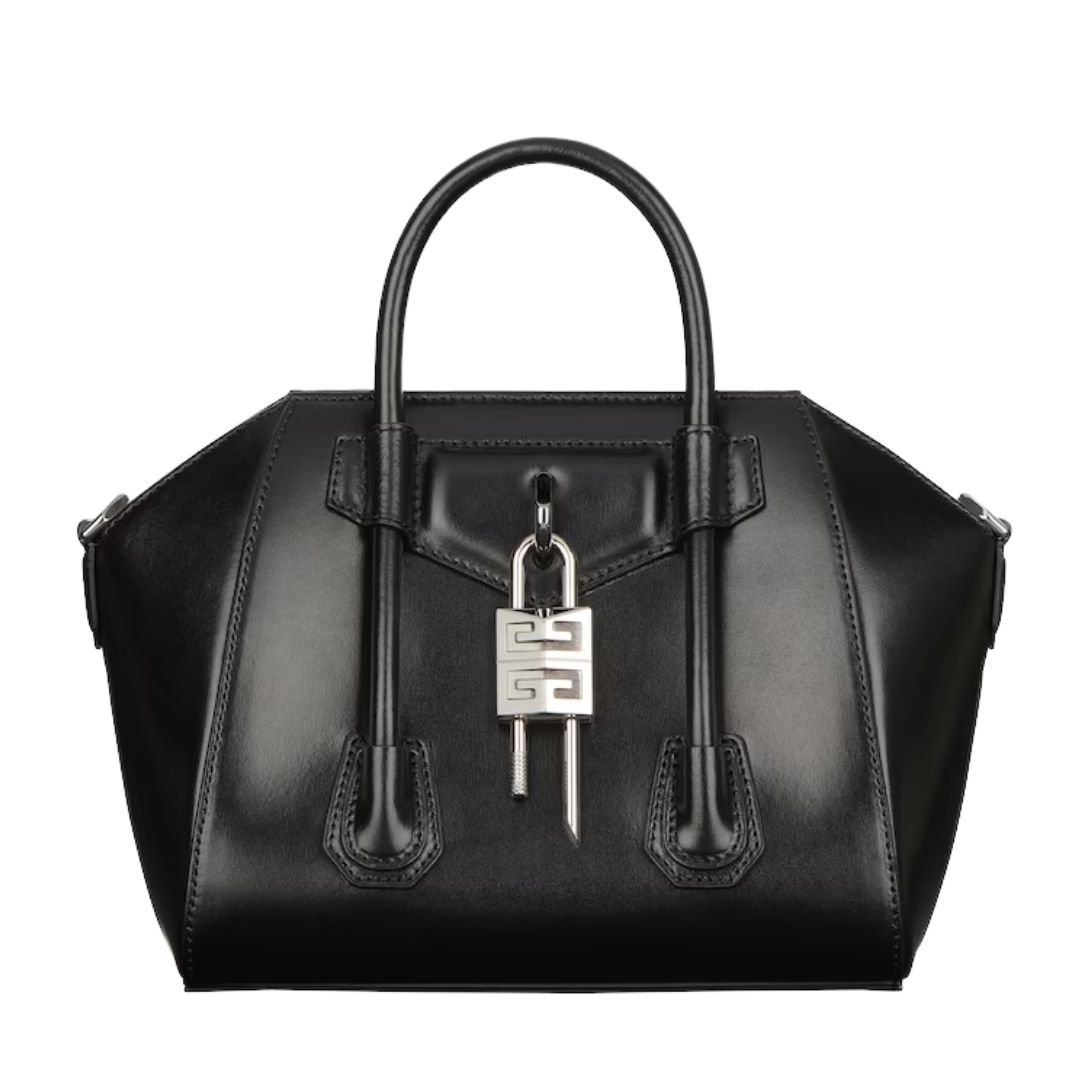 GIVENCHY WOMEN'S MINI ANTIGONA BAG IN BOX LEATHER BLACK