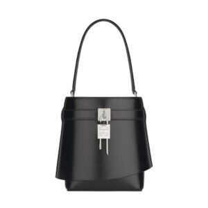 GIVENCHY WOMEN’S SHARK LOCK BUCKET BAG BLACK