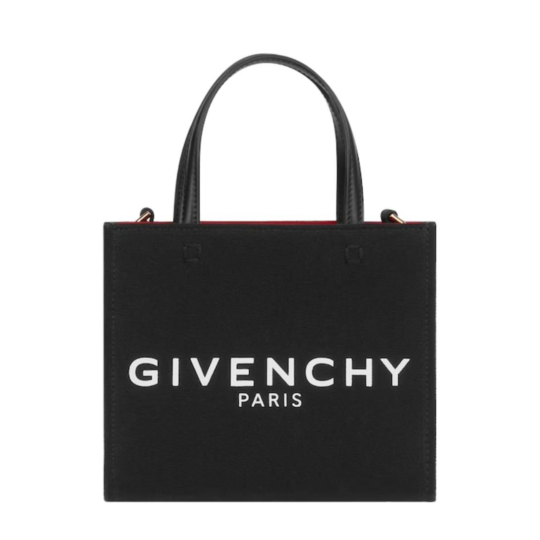 GIVENCHY BLACK MINI G TOTE BAG BLACK