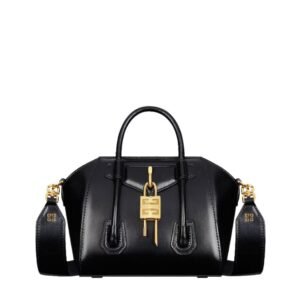 GIVENCHY WOMEN’S BLACK ANTIGONA TOY LOCK BAG BLACK