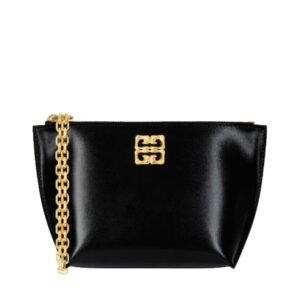 GIVENCHY WOMENS 4G LIQUID POUCH CLUTCH