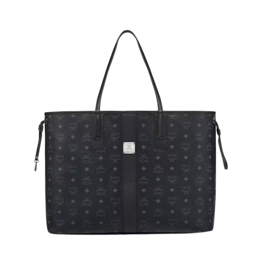 WOMEN'S MCM REVERSIBLE VISETOS TOTE BLACK