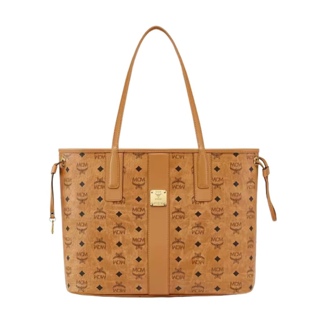 MCM LIZ SHOULDER BAG COGNAC