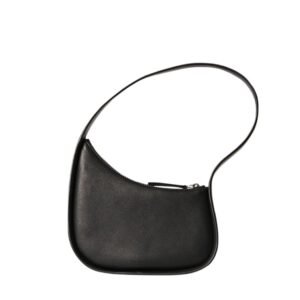 THE ROW WOMEN’S HALF MOON SHOULDER BAG BLACK
