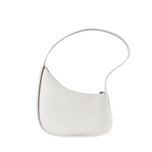 THE ROW WOMEN’S HALF MOON SHOULDER BAG IVORY