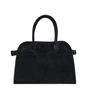 THE ROW SOFT MARGAUX 10 BAG IN SUEDE