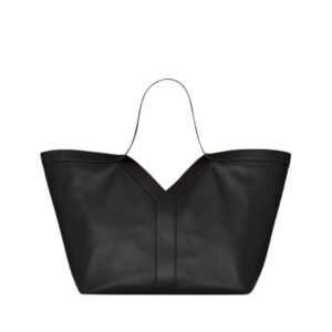 SAINT LAURENT WOMEN’S Y TOTE IN LEATHER BLACK