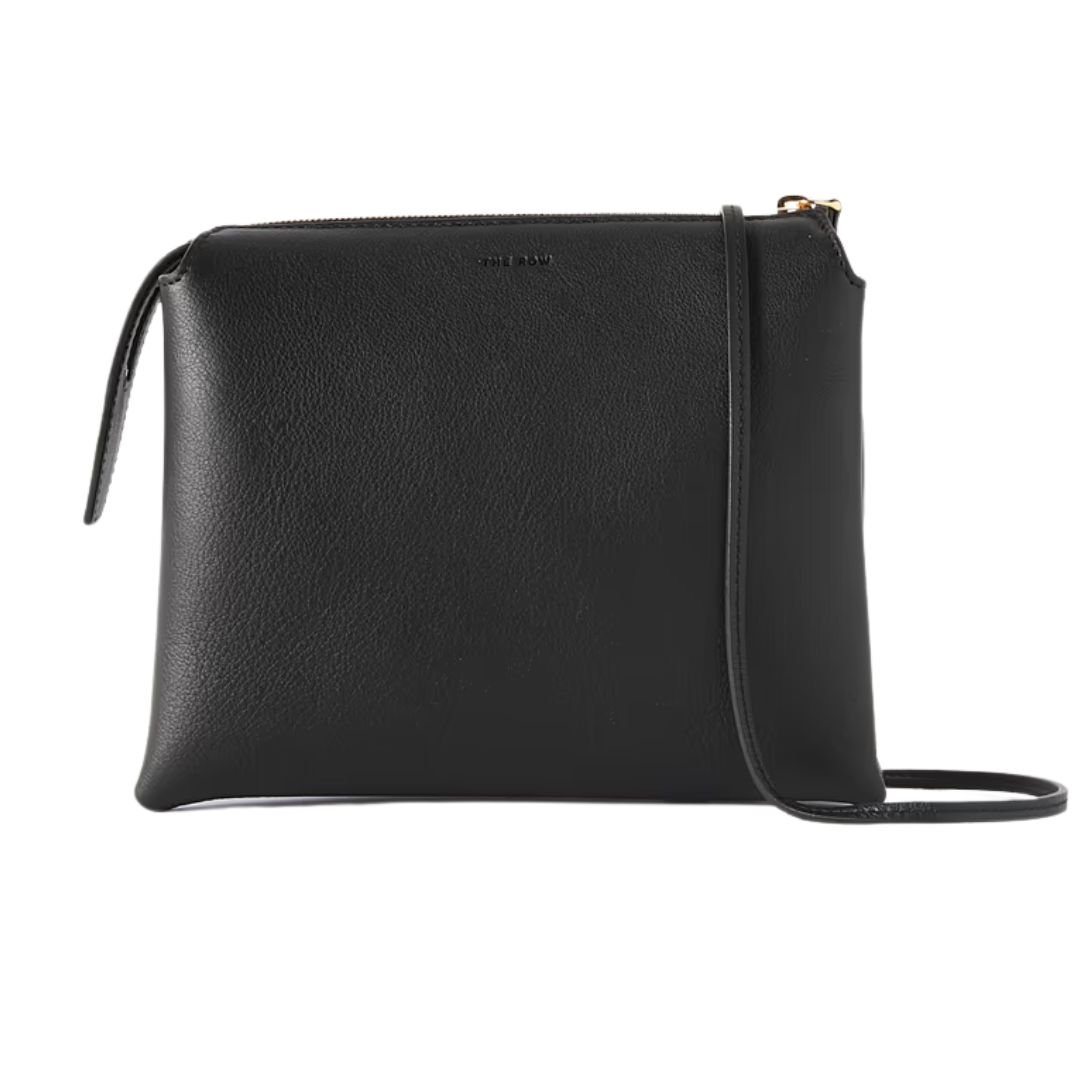 THE ROW NU MINI TWIN MINI LEATHER SHOULDER BAG