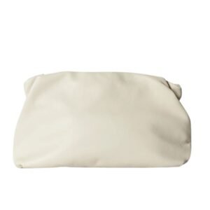 THE ROW BOURSE CLUTCH IN WHITE