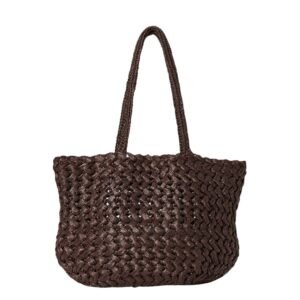 THE ROW BROWN ESTELLE TOTE ESPRESSO
