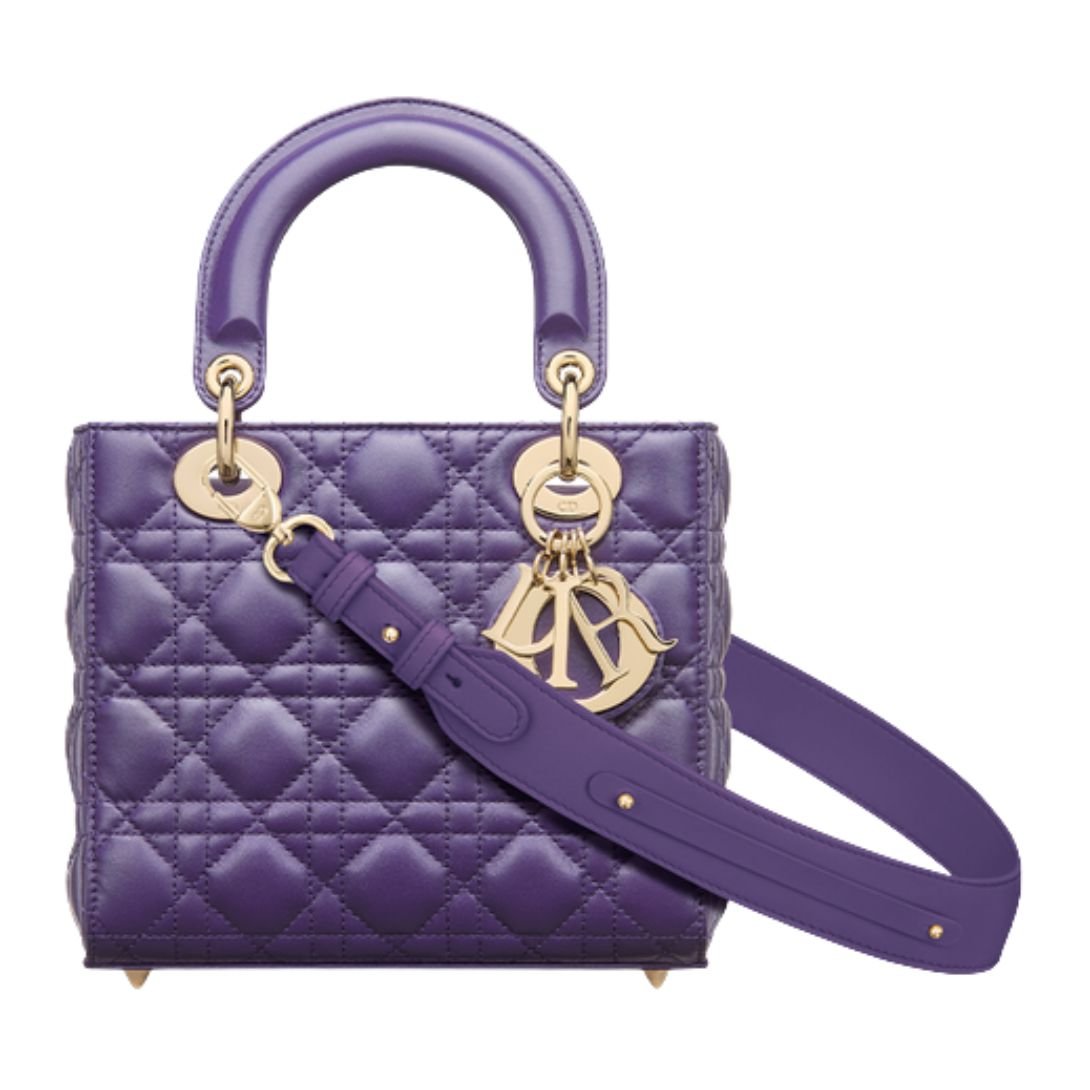WOMEN DIOR SMALL MY ABCDIOR BAG DEEP PURPLE